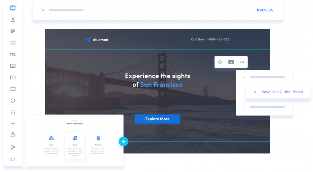 instapage blocks editor