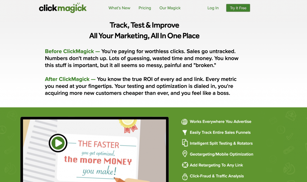 clickmagick website