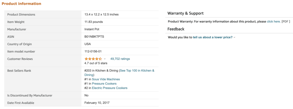 amazon BSR in action