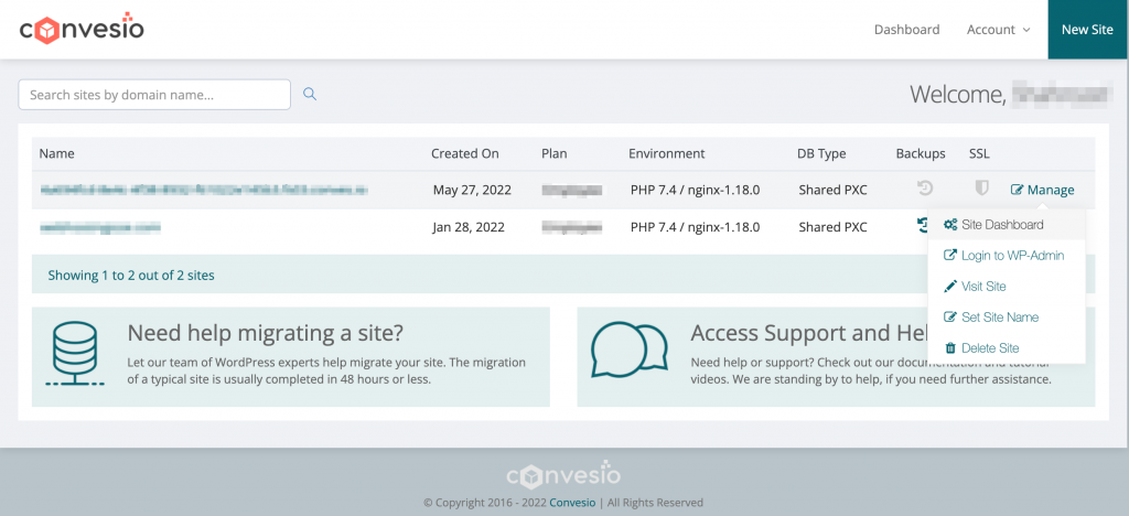 Convesio Dashboard