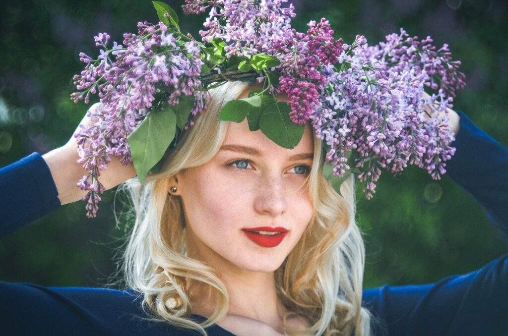 wearable flowers crown