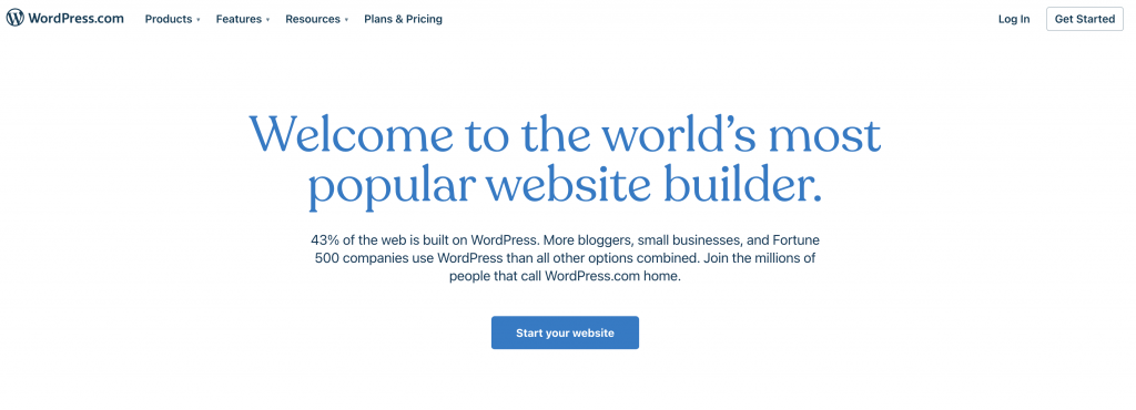 WordPress.com free hosting