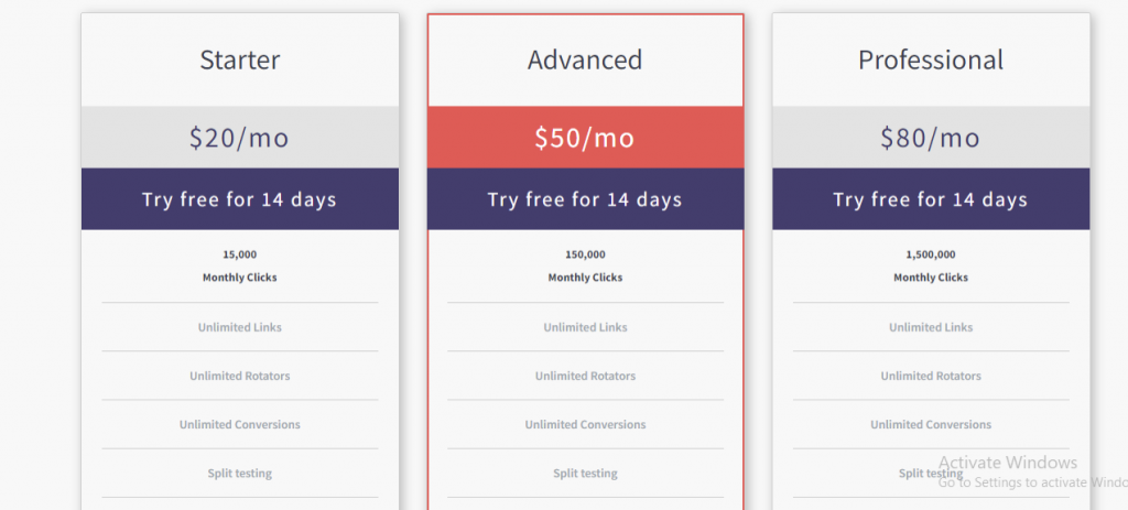 qliker pricing plans