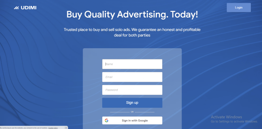 Udimi is the suggested marketplace for doing solo ads arbitrage